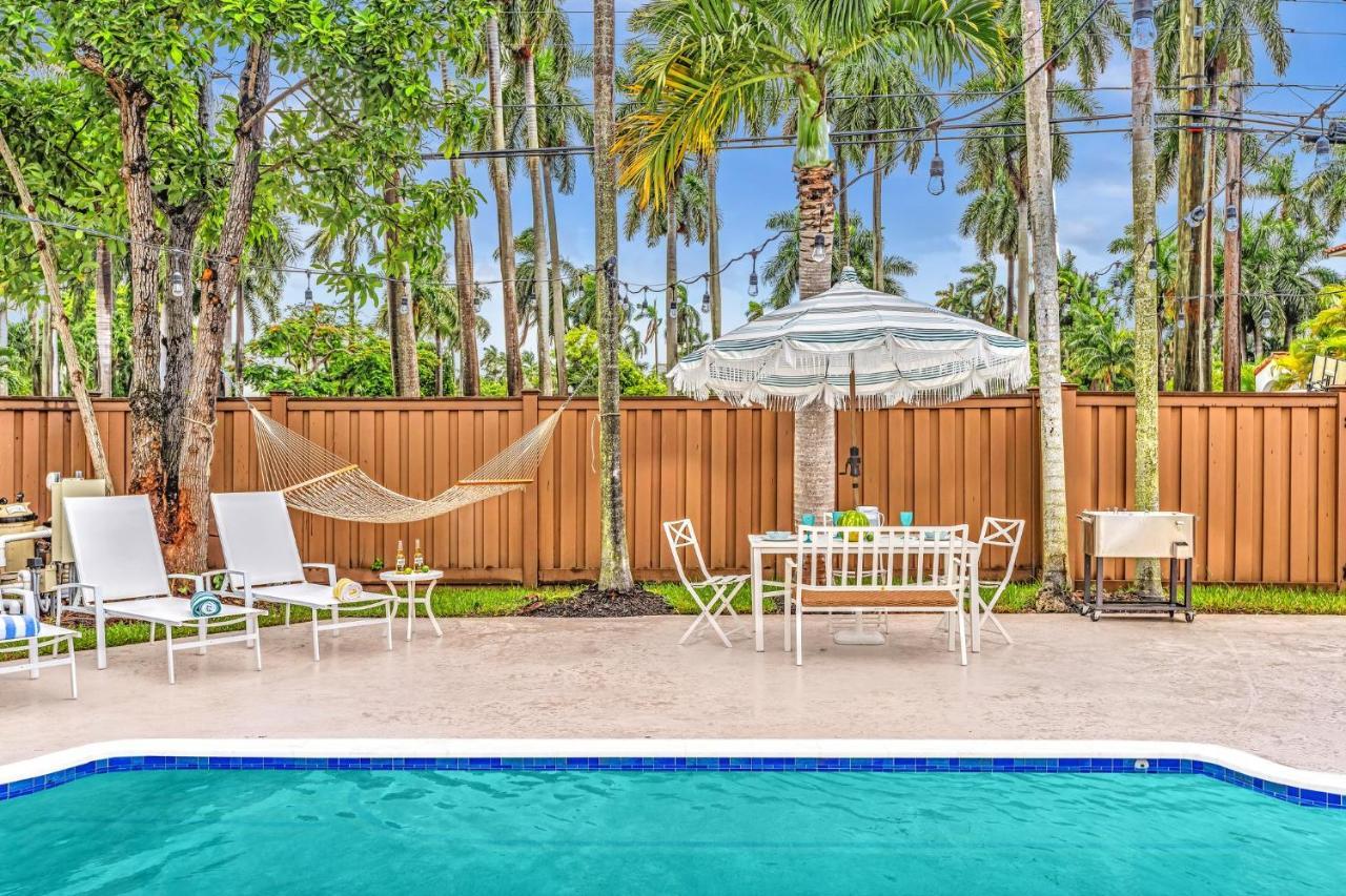 Tropical Oasis With Pool 10 Mins Airport & 5 Mins Beach Голливуд Экстерьер фото