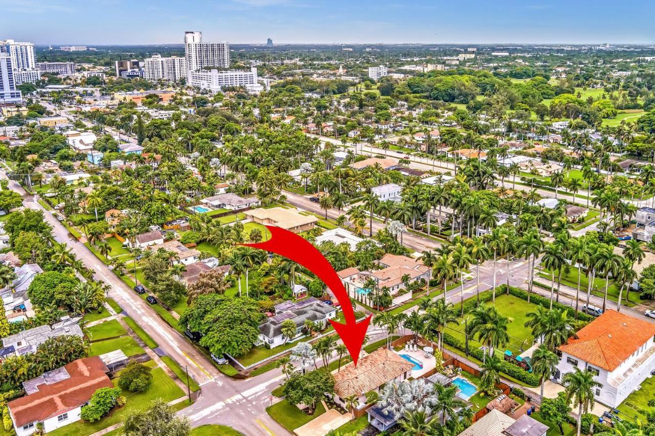 Tropical Oasis With Pool 10 Mins Airport & 5 Mins Beach Голливуд Экстерьер фото